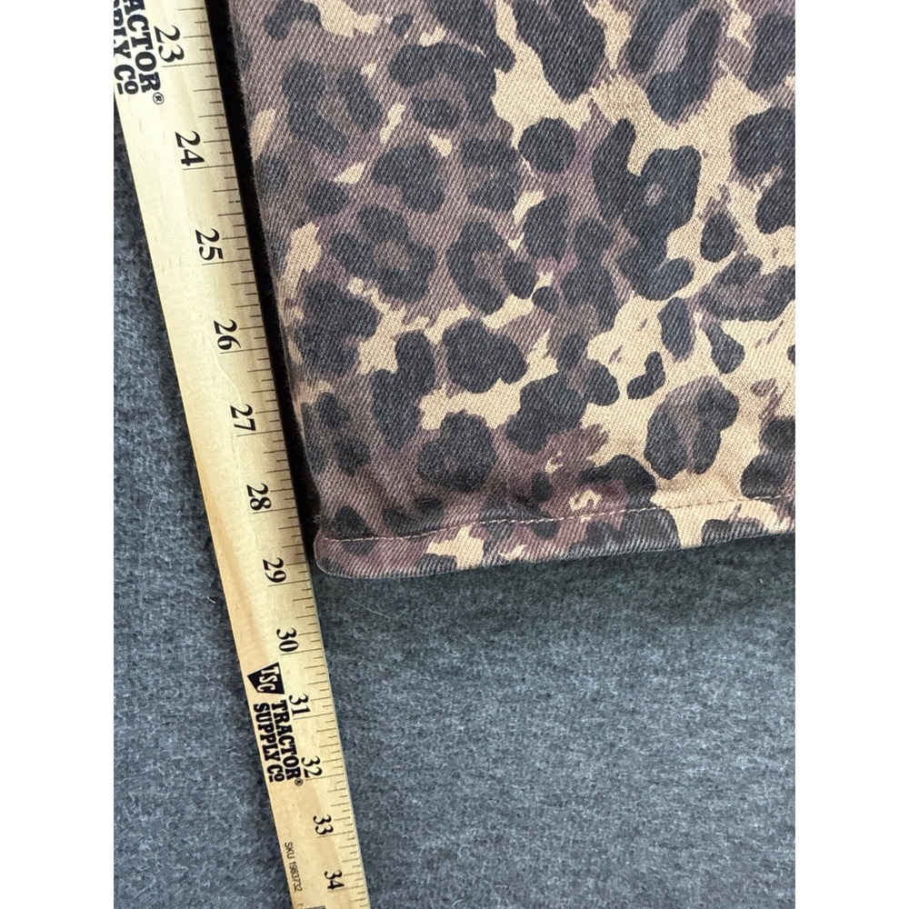 Abercrombie Fitch The Baggy Low Rise Leopard Print Jeans - Picture 6 of 13